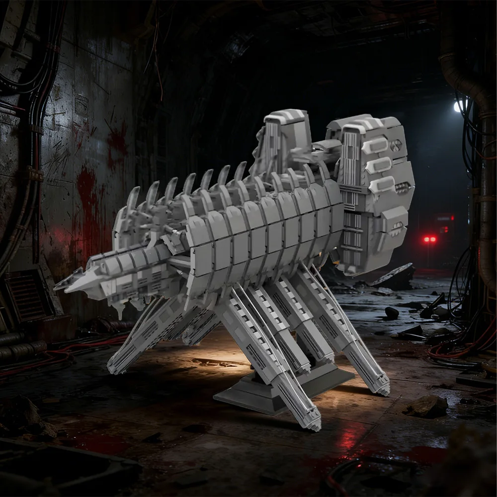Gobricks MOC USG Ishimuras Deads Space Remake Building Blocks Model Star Splitting Spaceship Bricks Assembled Toy Children Gift