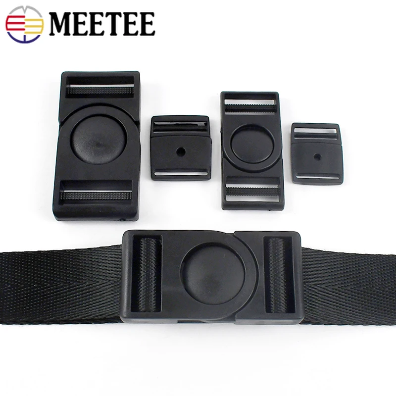 10/20Pcs Quick Side Release Buckles Bag Belt Plastic Adjust Clasp for Backpack Dog Collar Webbing Strap Paracord DIY Accessories