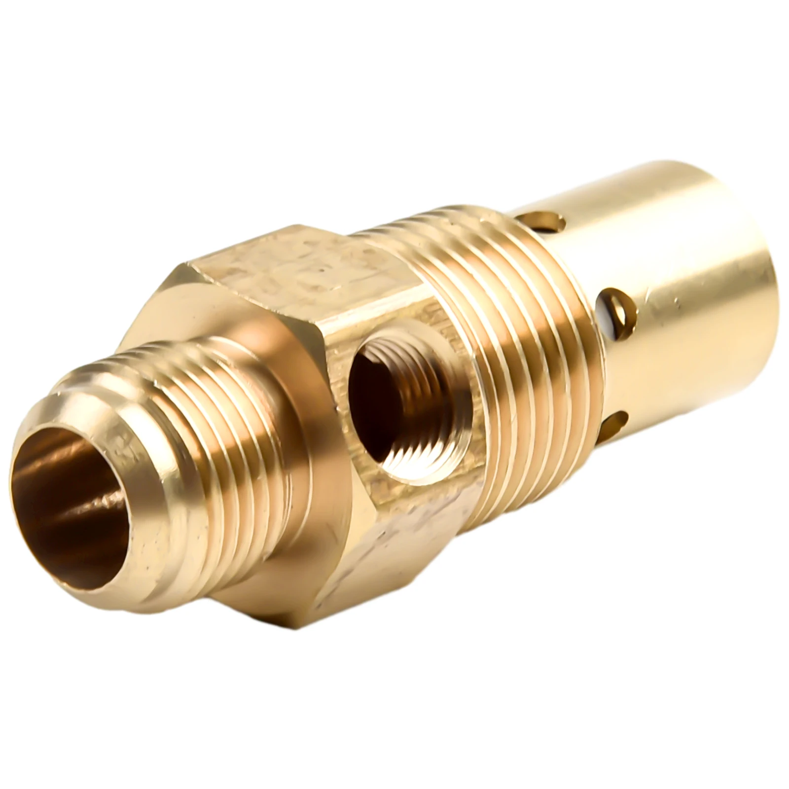 Brass Check Check Valve O-ne Way Compressor Brass G3/8 Gold NPT×1/2In Threaded Workshop Equipment High Quality