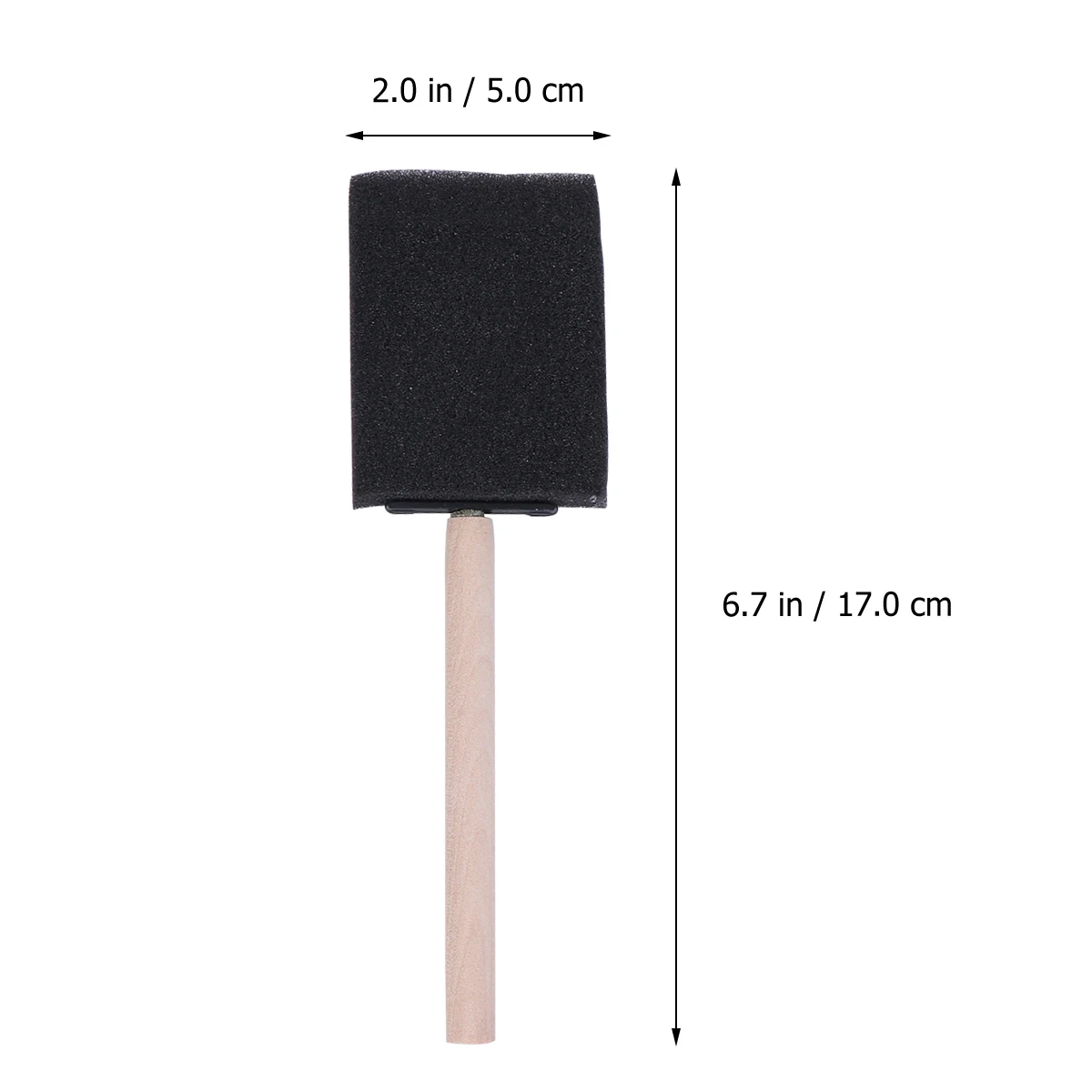 

20pcs Sponge Brush Premium Material Drawing Painting Graffiti Stains Round Sponges DIY Tools Bamboo Set Reusable Kids Art Craft