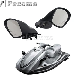 1Pair Motorboat Rearview Mirrors Jet Ski Mirror For Yamaha WaveRunner Deluxe Sport Cruiser VX110 ABS Plastic Side Mirrors
