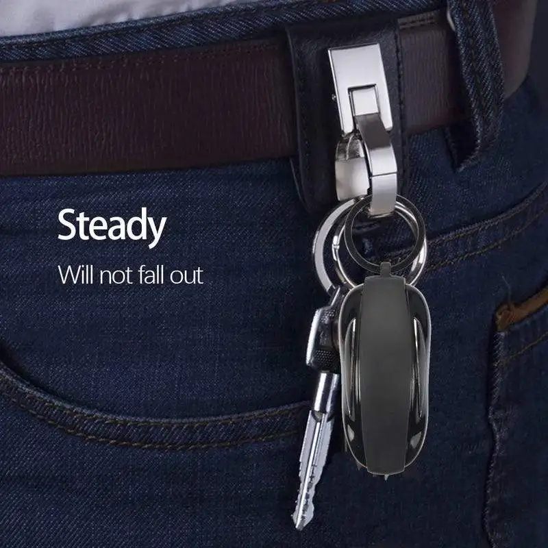 Schlüsselanhängerhülle Silikonband für Tesla Model 3/Y/S/X Zubehör Schlüsselanhängerhalter mit Metall-Schlüsselanhänger. – Detail 1