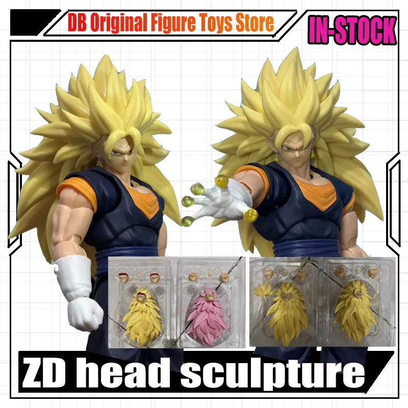 

ZD Toys Dragon Ball Super Saiya SSJ3 Vegito Gogeta Black Son Goku Zamasu Bardock Head Аксессуары Аниме Фигурки Подарочная игрушка