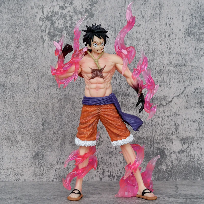 

31cm One Piece Anime Figures Luffy Figurine Busoshoku Haki:Emission Figure Gk Pvc Statue Model Dolls Collectible Decora Toy Gift