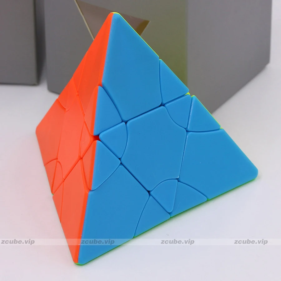 Magic Cube fs LimCube 2x2 Transform Pyramid Tetrahedron FangShi Triangle 4 Faces Puzzle Fidget Smart Games Logic Fidget Toy 특수큐브