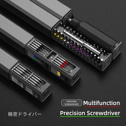 46 In 1 Screwdriver Set Magnetic Screwdriver Bits Repair Phone PC Tool Kit Precision Torx Hex Screw Driver Hand Tools