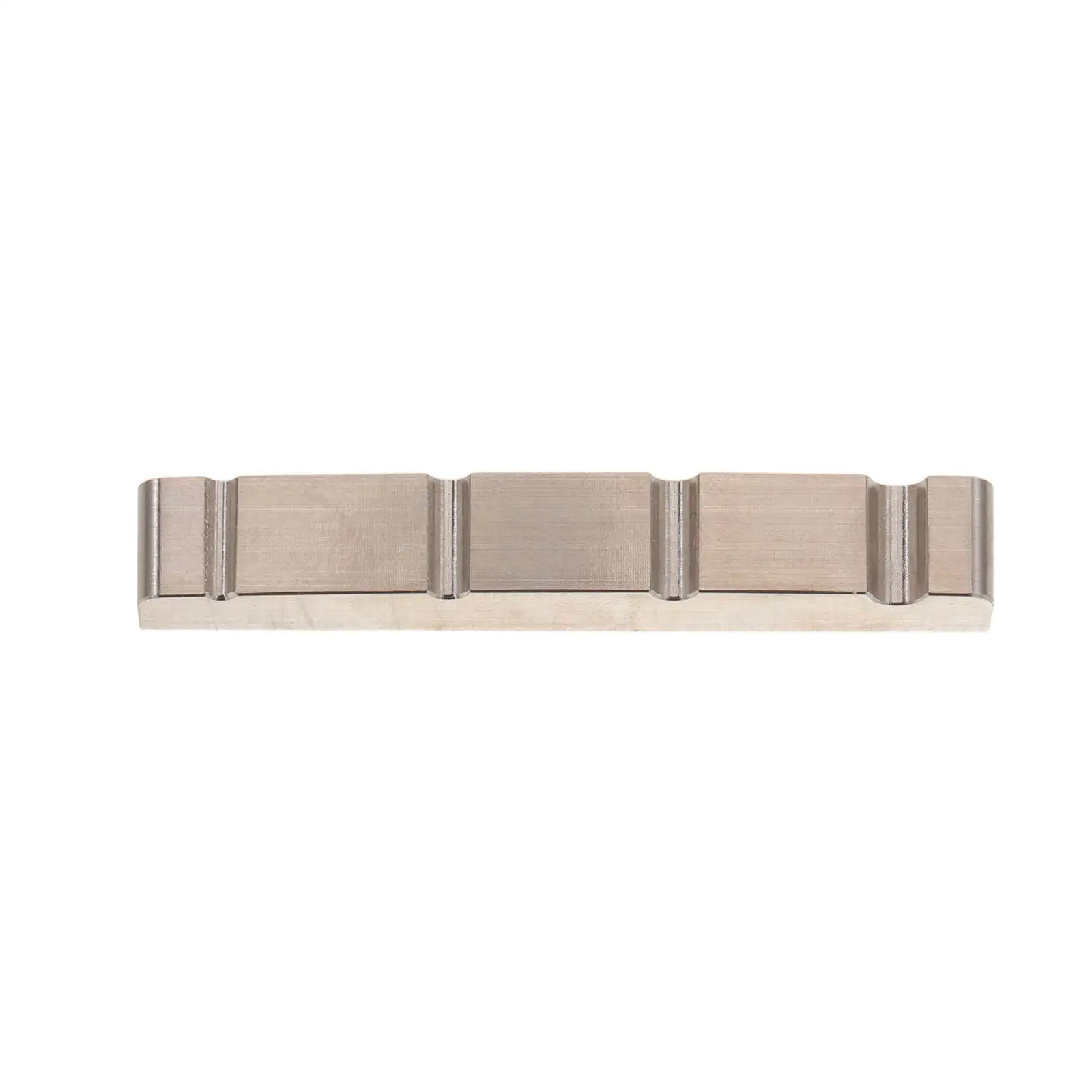 Titanium Alloy Bass Guitar Nut Pre-Slotted for 4-String Bass Enhanced Durability Stable Tuning Bright Crisp Attack Consistent