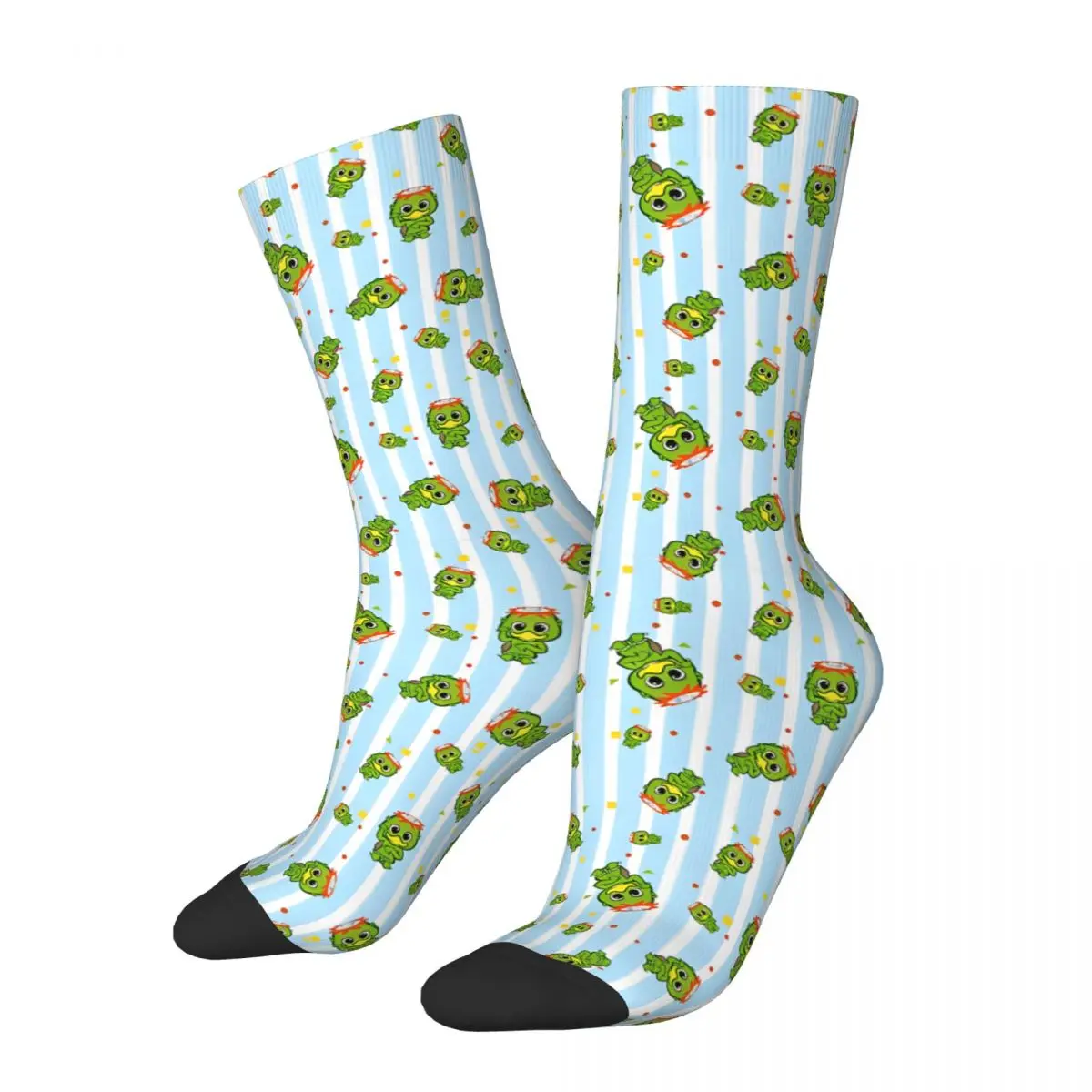 Happy Funny Men's Socks Novelty Kawaii Japanese Kappa Monster Illustration Sock Sport Women's Socks Spring Summer Autumn Winter