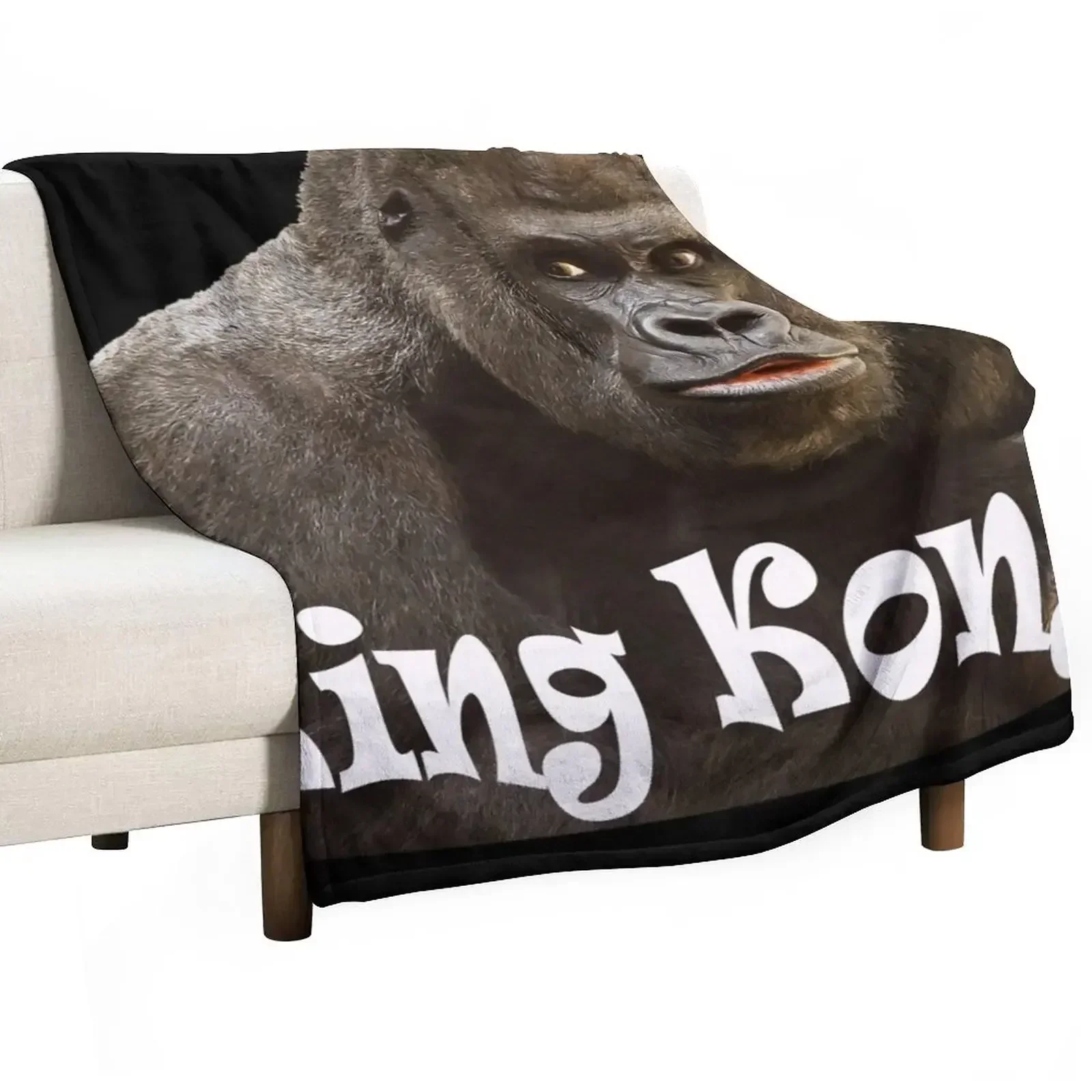 King Kong - king kong old movies Throw Blanket Wrinkle Resistant Lightweight Blanket