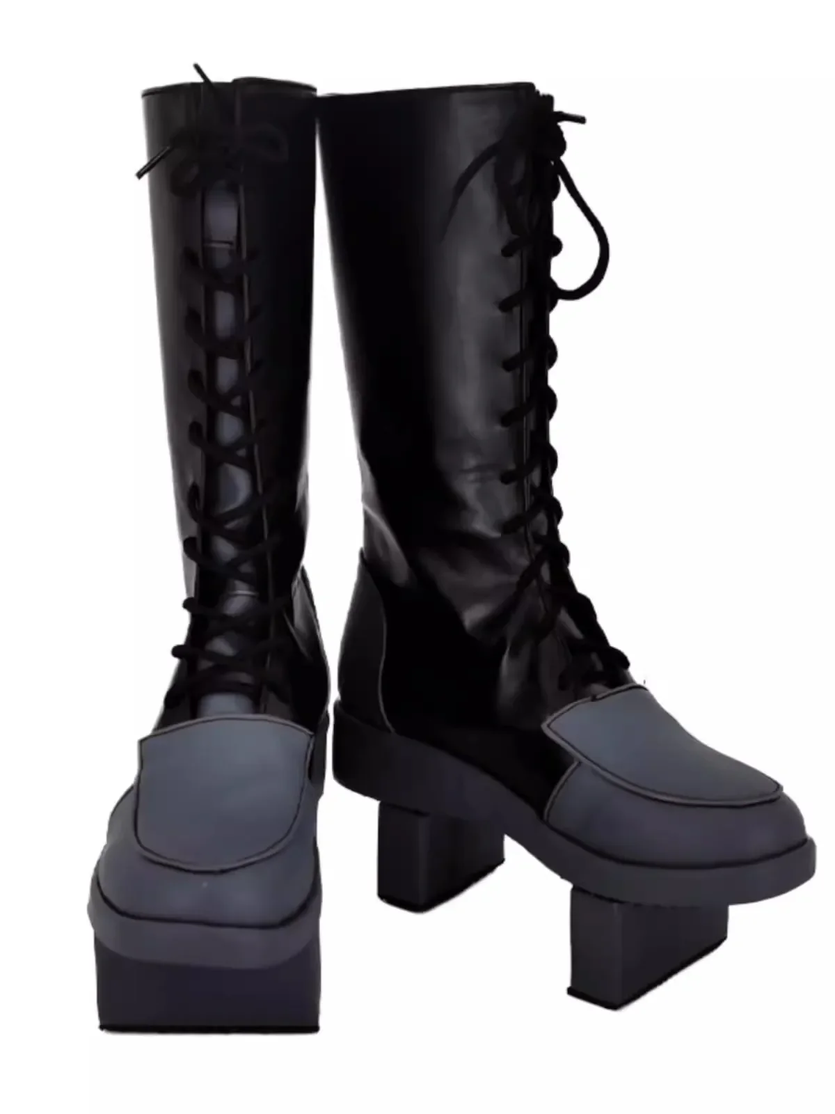 

Senbonzakura Len Cosplay Shoes PU leather Shoes Halloween Carnival Boots Anime Cosplay Props Custom Made