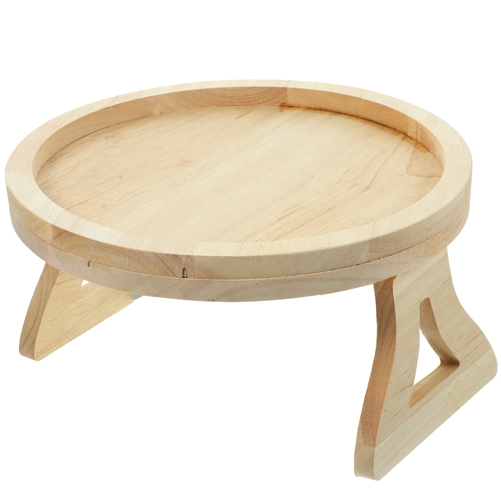 

Wooden Snack Tray Clip On Desk Storage ganizer for Home Office Sofa Table Small Gadget Holder Decorative Utility Tray