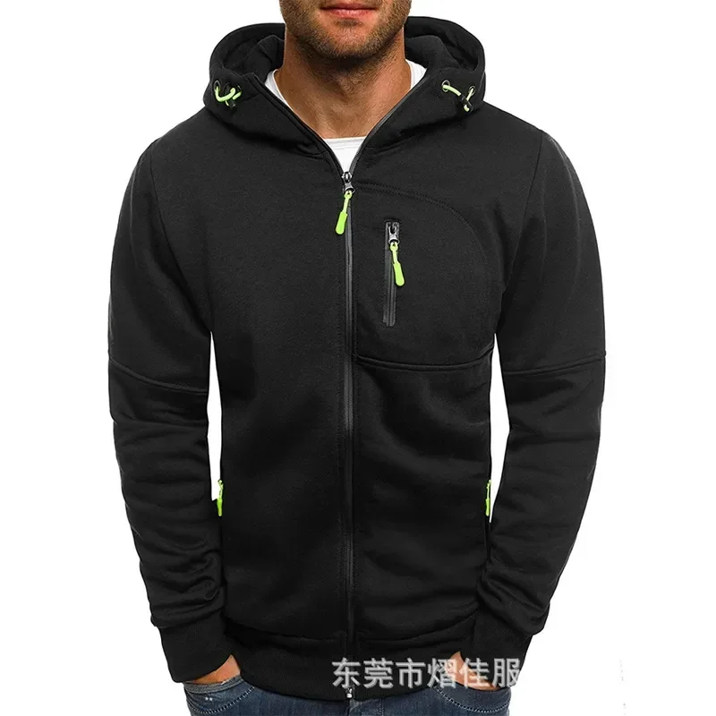 2023 neue Hoodies Trainings anzug Herbst Winter Kordel zug Tasche Bomber Kapuze Sweatshirt Langarm Reiß verschluss Mantel für Festool