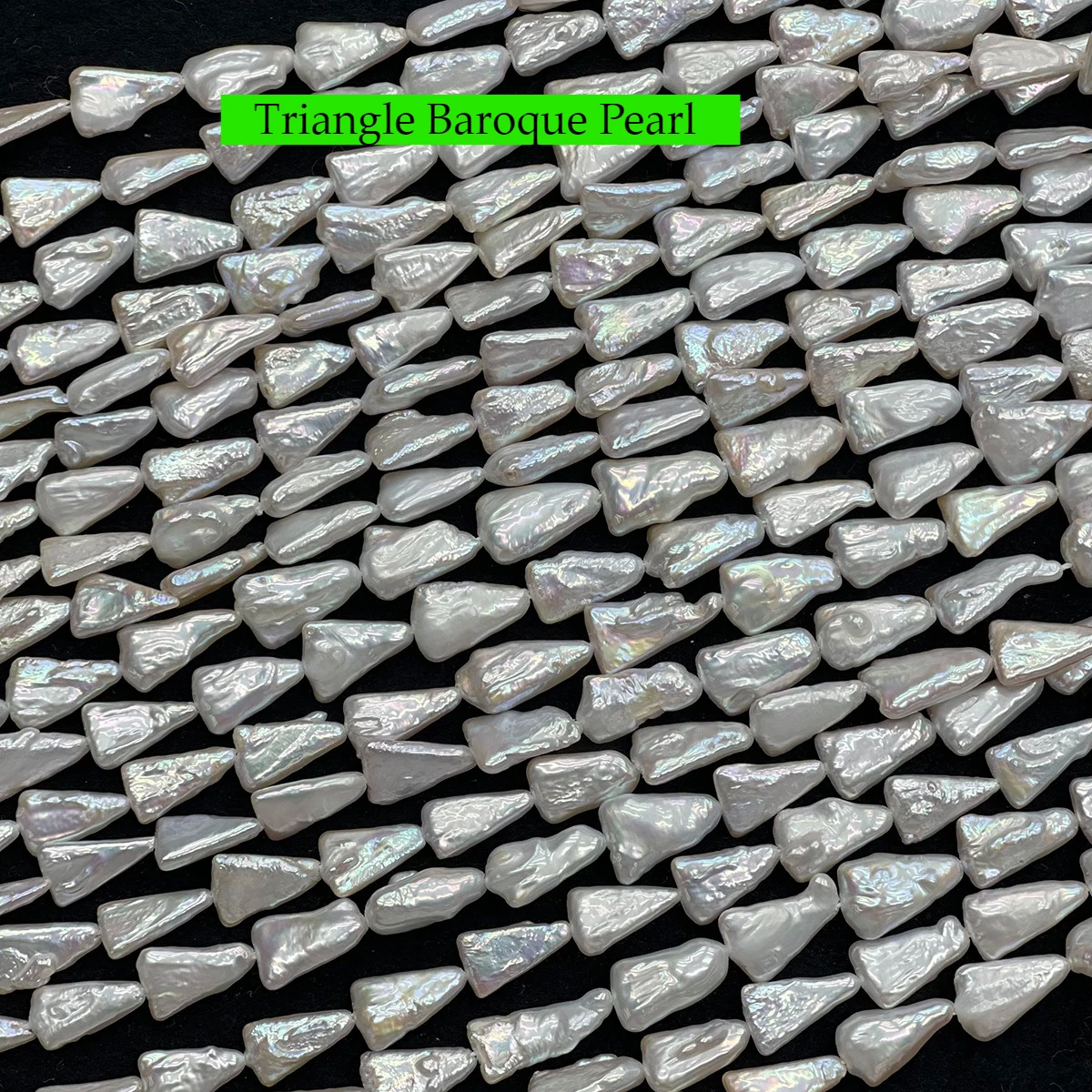 

Natural Freshwater Pearl Triangle Baroque Isolation Pearl For Jewelry Making DIY Necklace Earrings Bracelet Chains Accessory