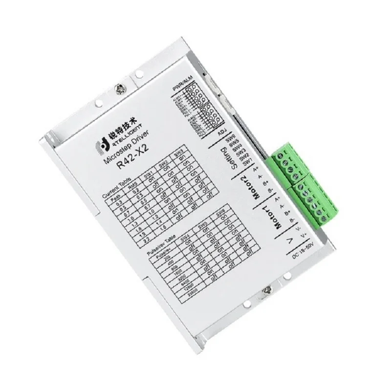 R42 R42X2 2 Phase PUL&DIR  2 Axis Stepper Driver Control Two Nema17 Step Motor For Stepper Driver Controller