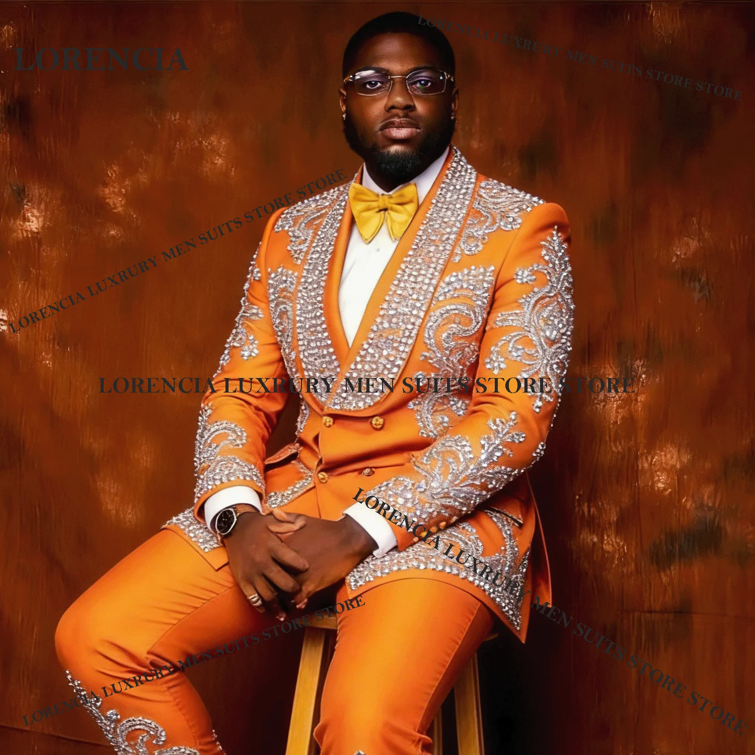 

Блестящий мужской костюм с драгоценными камнями и бриллиантами, свадебные смокинги, комплекты из 2 предметов, однобортные мужские пиджаки для жениха, облегающие Ropa hombre