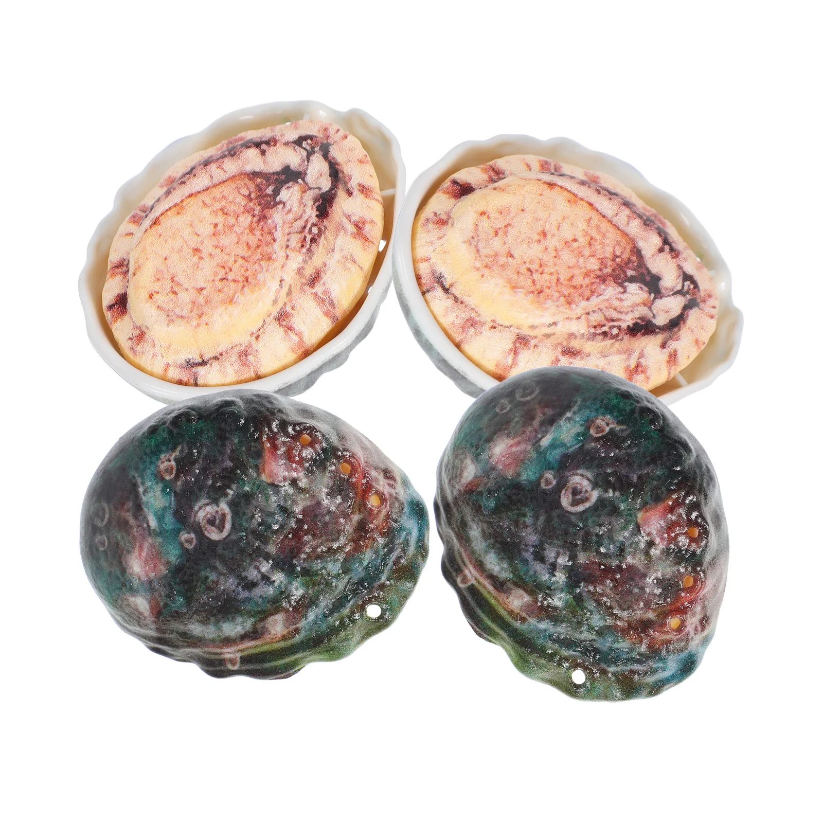 4 Buah Pistol Air Tekan Desain Cangkang Abalon Ringan Tahan Lama untuk Kolam Renang Luar Ruangan Pantai Kesenangan Musim Panas Penembak Air