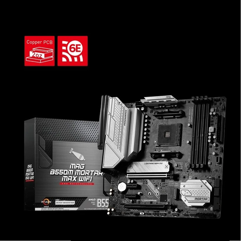 For MAG B550M MORTAR MAX WIFI desktop computer main board support 5th generation Ryzen medium board