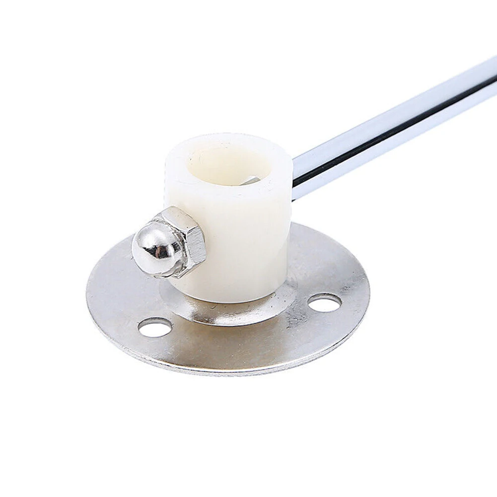 Cerniera per porta dell'armadio, materiale in ferro di alta qualità, foro per vite triangolare, asta di supporto solida, colore argento, set di 2