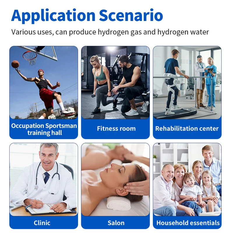 水素吸入 H2 O2 SPE 電気分解水 静音 高純度酸素水素発生器 H2分子吸収機