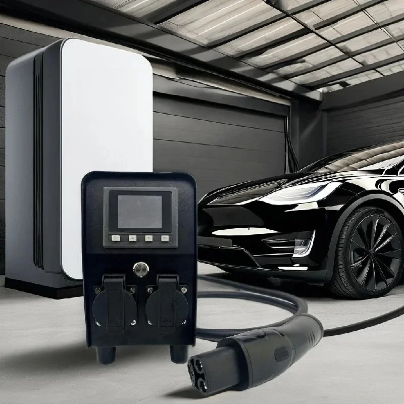 

Portable Power Station 3KW V2L 30A EV Discharger Inverter for Nacs Model 3/Y/S/X USA Version