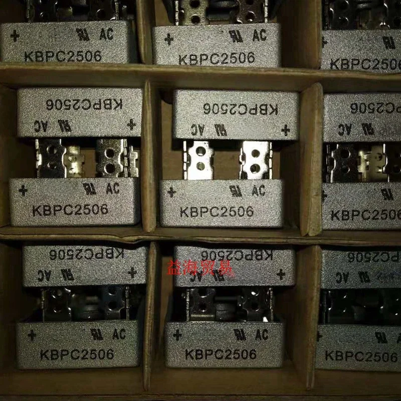 5PCS/LOT KBPC2506 KBPC2508 25A KBPC2504 KBPC2510 NEW ORIGINAL