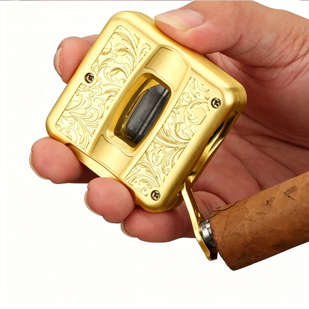 GALINER V Cigar Cutter Sharp Blade Nub Holder Cigar Picker Metal Portable Drill Hole Cigar Puncher Cutter