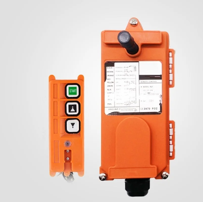 

F21-2S/2D, 24V,36V,220V,380V industrial wireless remote control for electric lifting hoist trolley lifting overhead crane