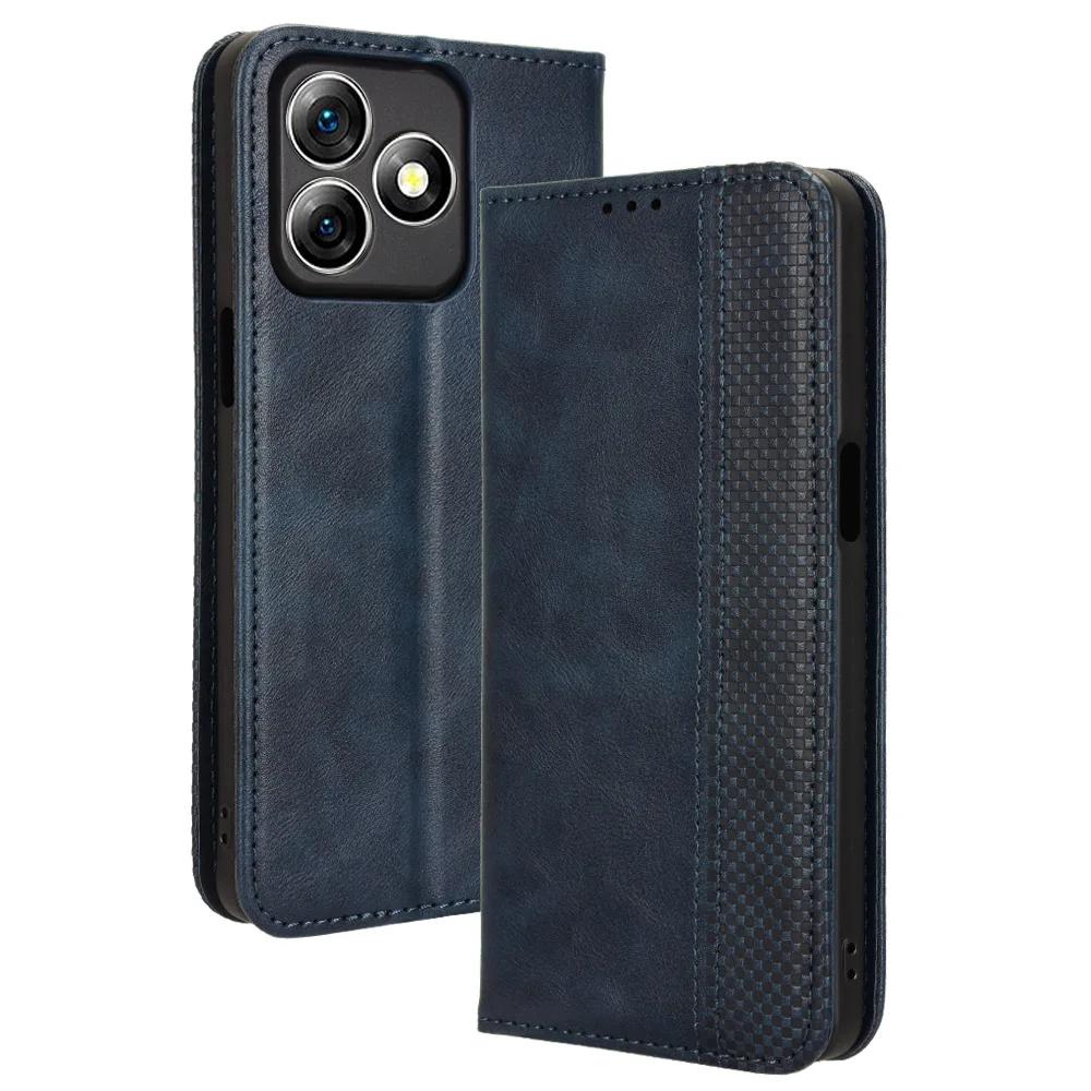 Flip Retro Style Leather Magnetic Closure Phone Cover For Ulefone Note 18 Ultra 6.78 inch Card Slot Wallet Fall prevention Case