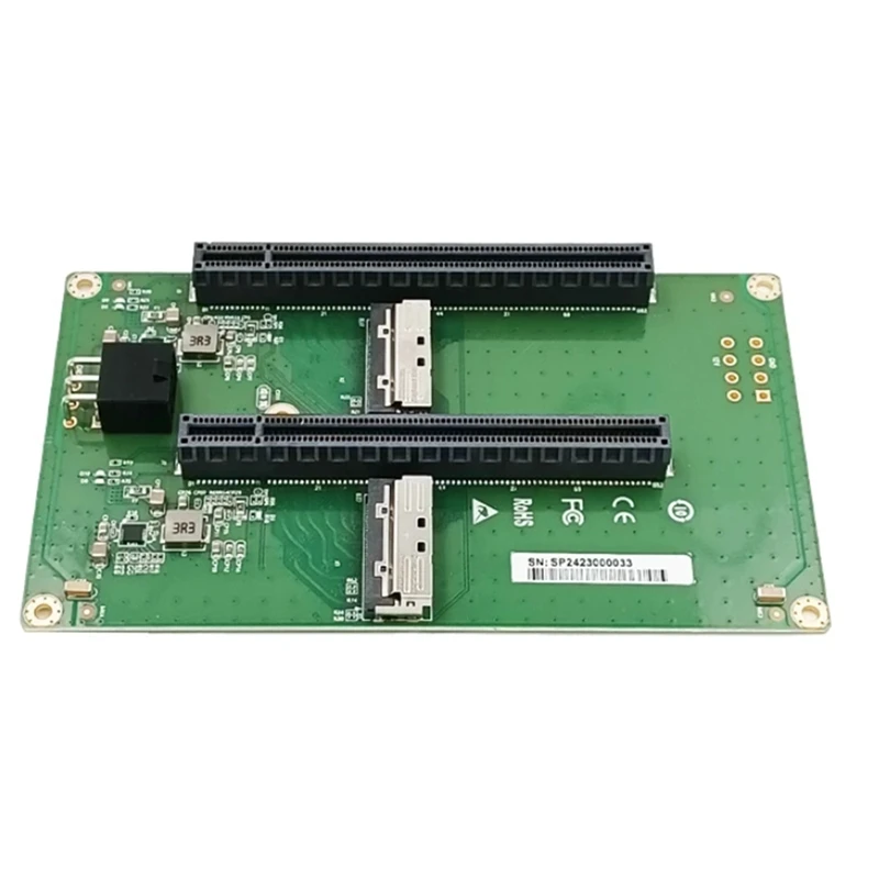 

Двойная MCIO 8I To2x Pcie5.0 X16 Slot Riser Card Двойная MCIO 8I Riser Card Pcie5.0 X16 Slot Riser Card