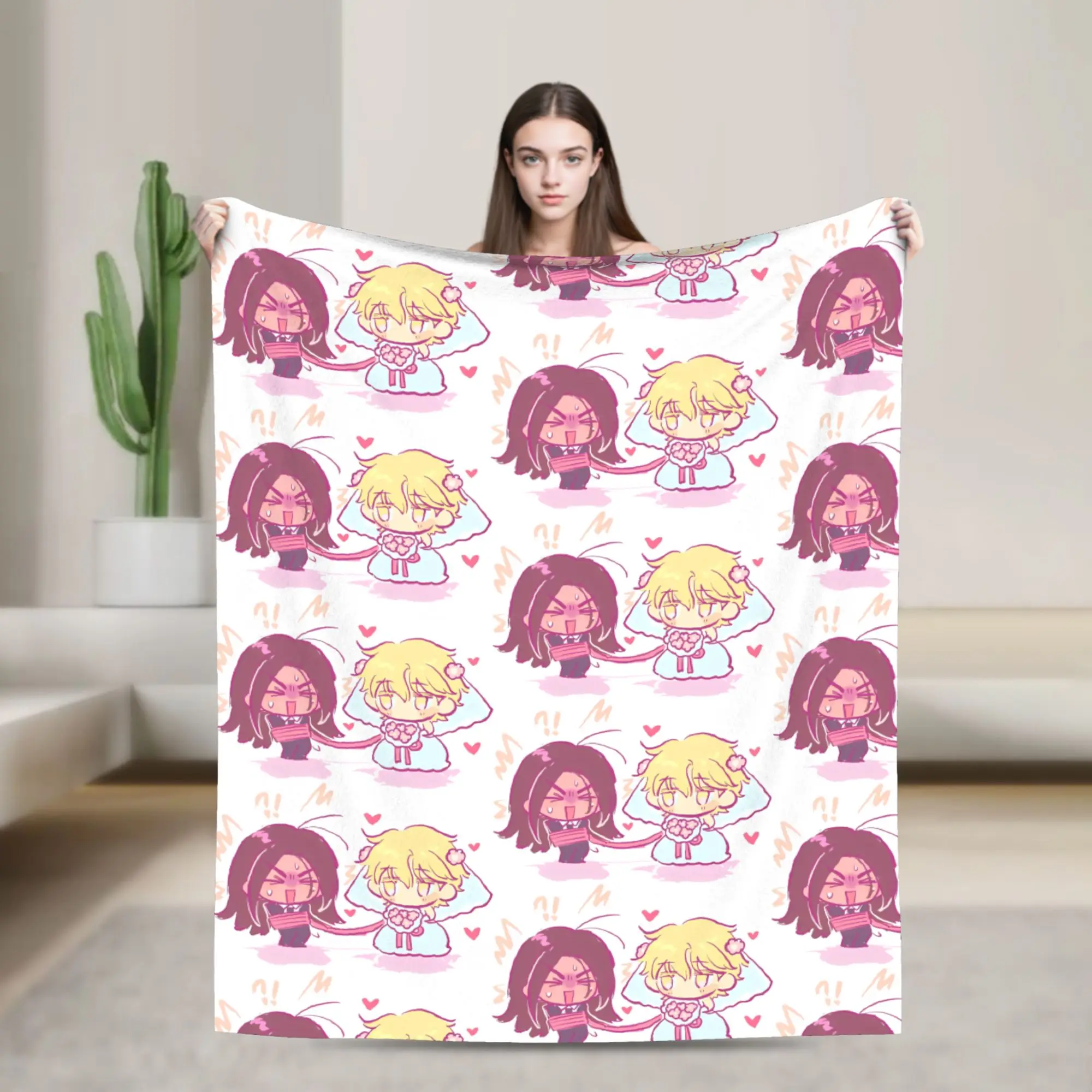 Hyuna Luka الفانيلا رمي البطانيات الغريبة المرحلة انمي ياباني بطانية للمنزل السفر سوبر لينة السرير البساط ،