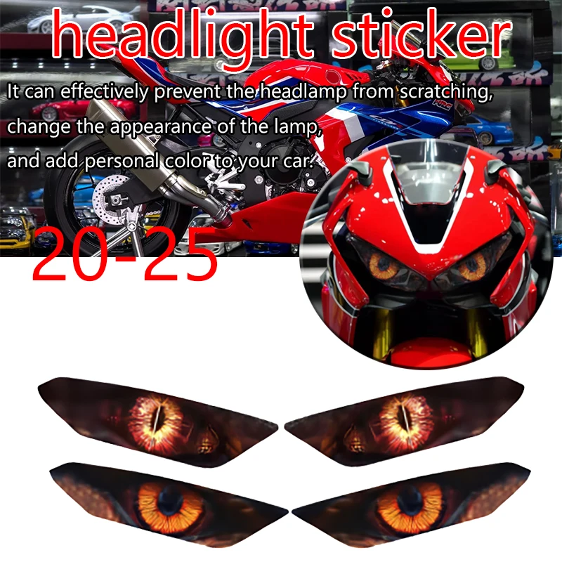 

For CBR1000RR-R CBR1000RR CBR1000 RR Motorcycle accessories headlight protection sticker headlights eye body sticker