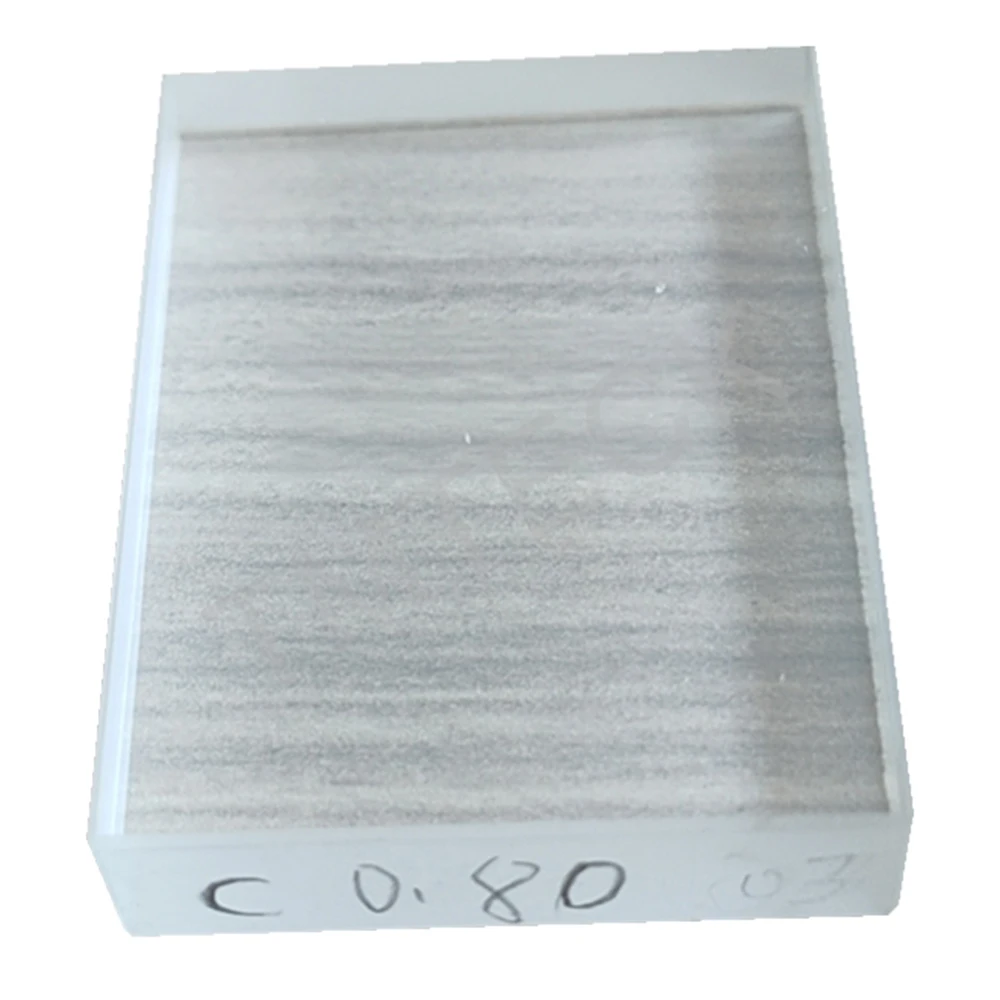 Ra=0.8um Standard Roughness Calibration Block Multi-engraved Lines (Square Wave)