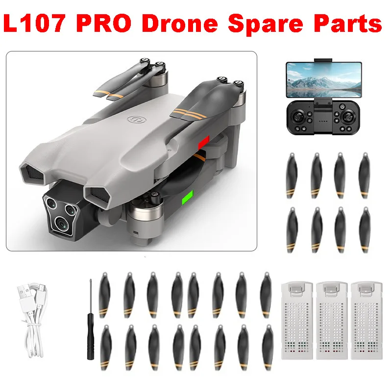 L107 PRO Brushless RC Quadcopter LYZRC New L107Pro Drone Spare Parts 3.7V 2000mAh Battery/Remote Control/Motor Arm/Propellers...