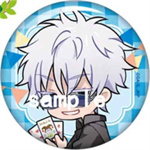 مجموعة دبابيس شارة أنيمي من Jujutsu Kaisen مكونة من 6 أحرف Gojo Satoru Itadori Yuji Fushiguro Megumi Kugisaki Nobara Inumaki Toge Cute