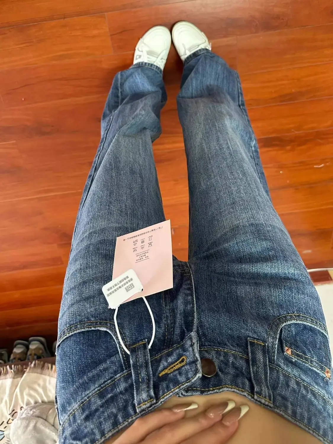 Wide Leg Pants Linen Woman Womens Spring-Summer Crossover Lightweight Wide-Leg Minimalist High-Street Outdoor Music Festival Ins