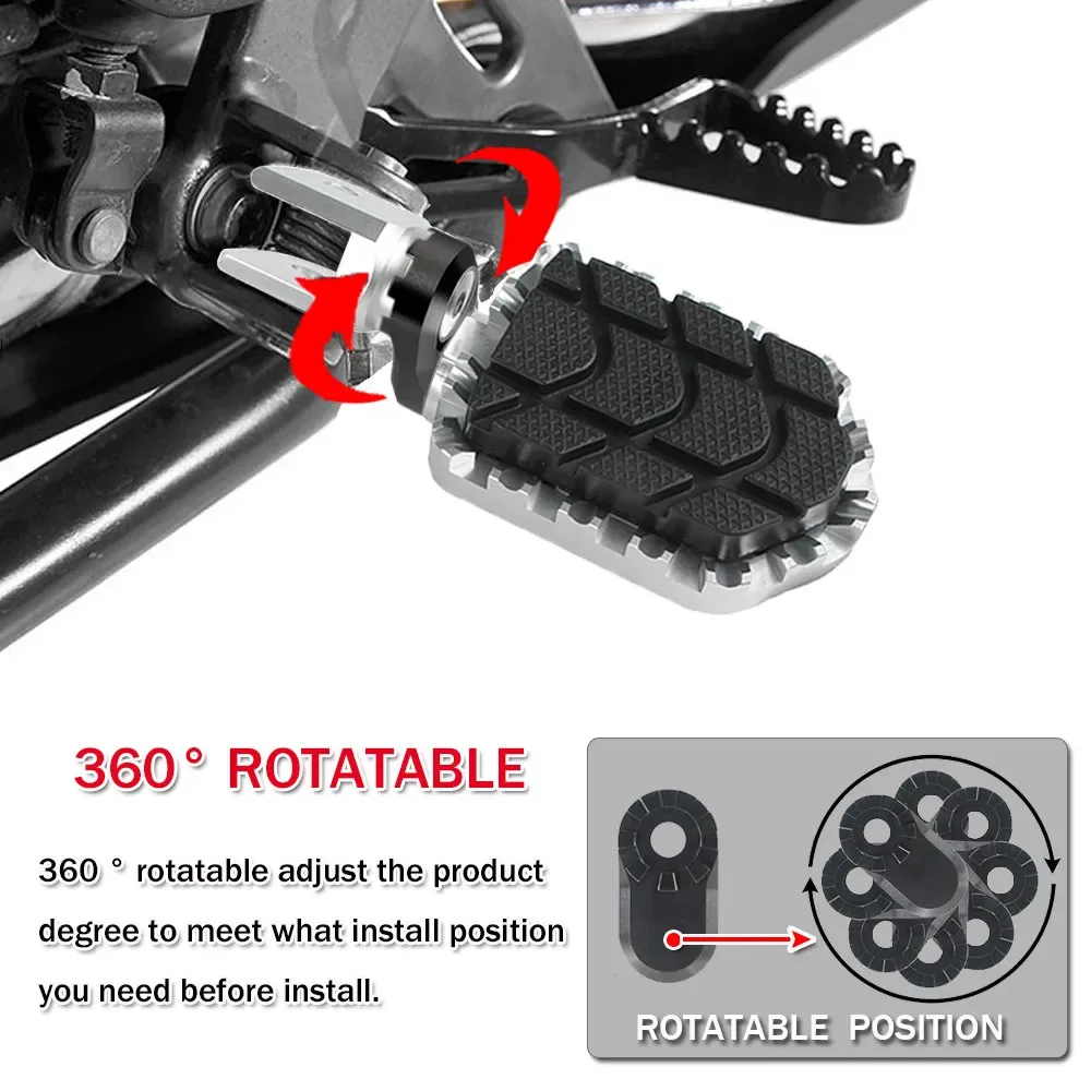 r1200gs Motorcycle Scaffolding Footrests Foot Pegs For BMW R1250GS GS R1200 ADV 2013-2023 S1000XR 15-19 F750GS F850GS Adventure