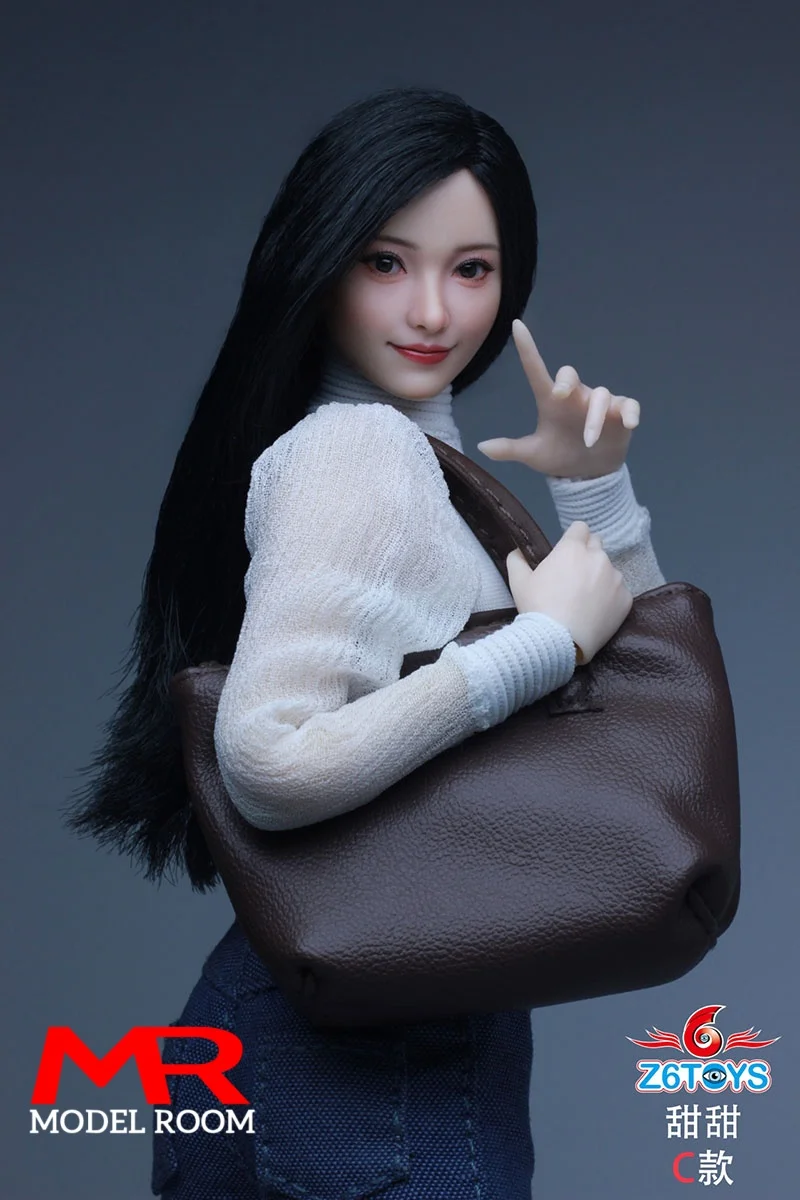 Z6TOYS ZC021 1/6 Scale Sweet Girl Movable Eyes Head Sculpt Carving