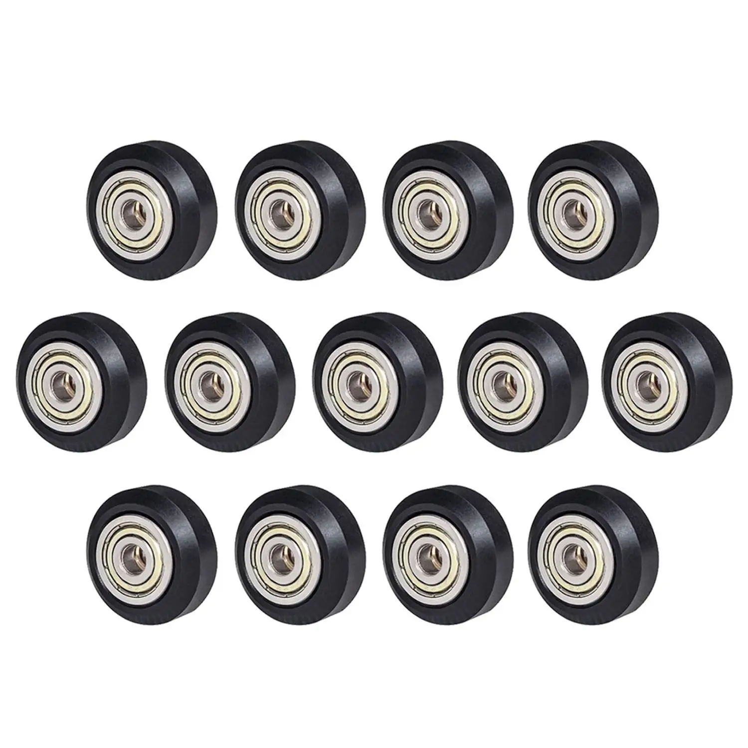 [13Pcs/Pack]3D Printer POM Pulley Wheels 625Zz Linear Bearing Ulley Passive Round Wheel Roller for CR10, 3