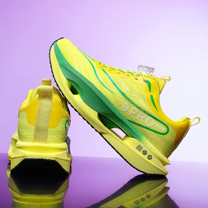 

New Running Shoes Men High Quality Full Palm Carbon Plate Cushion Professional ​Training Shoes Light Wear-Resistant Sneakers