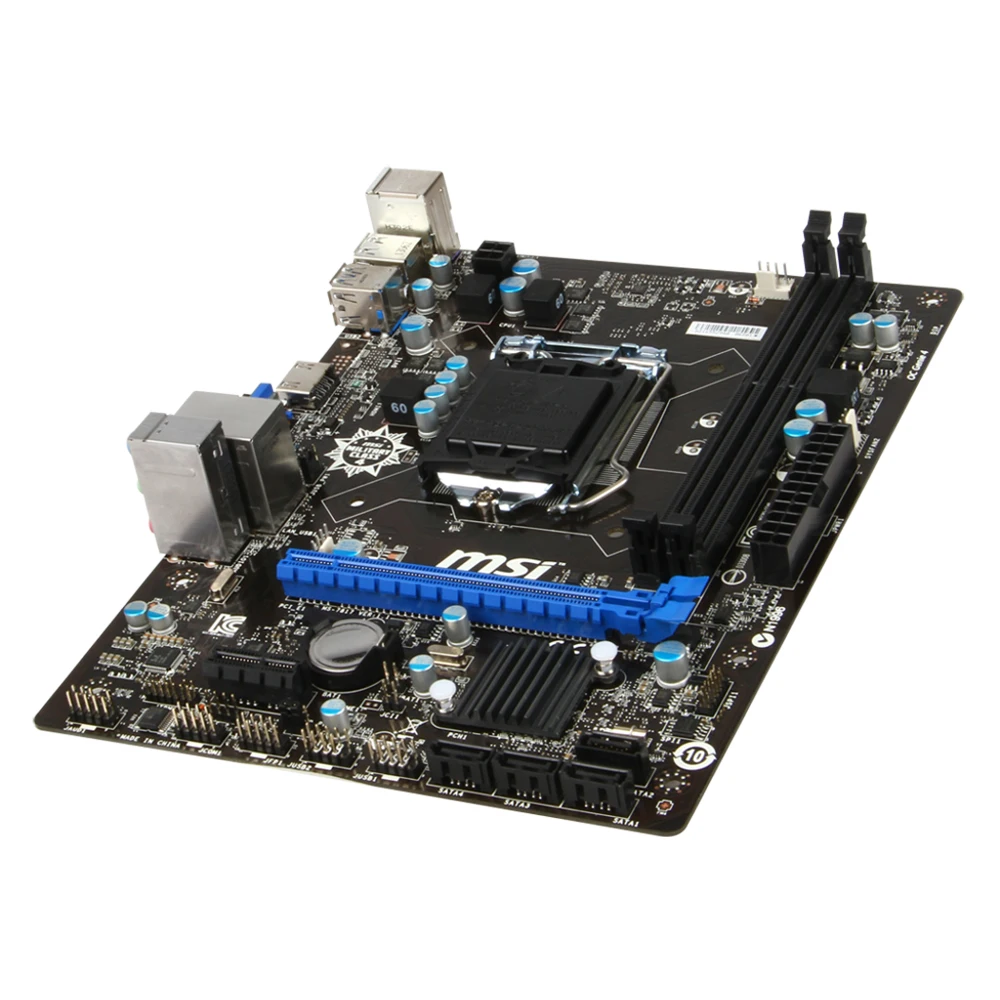 Placa base MSI B85M-E33 LGA 1150 Intel B85 2 x DDR3 DIMM 32GB PCI-E 3,0 SATA3/2 HDMI VGA Micro placa base ATX