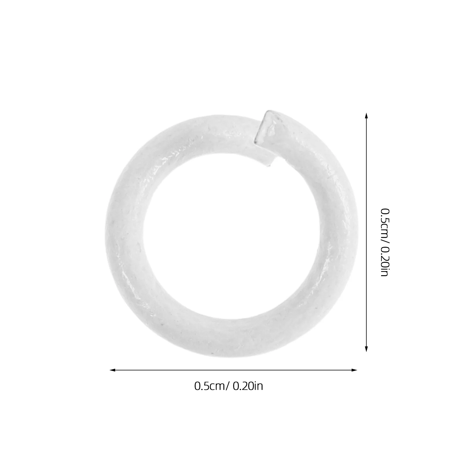 200pcs Book Holder 0.2" Metal Loose Binder For Flash Cards Index Cards Planner Rings Small Ring Binders Clip Rings Paper Storage