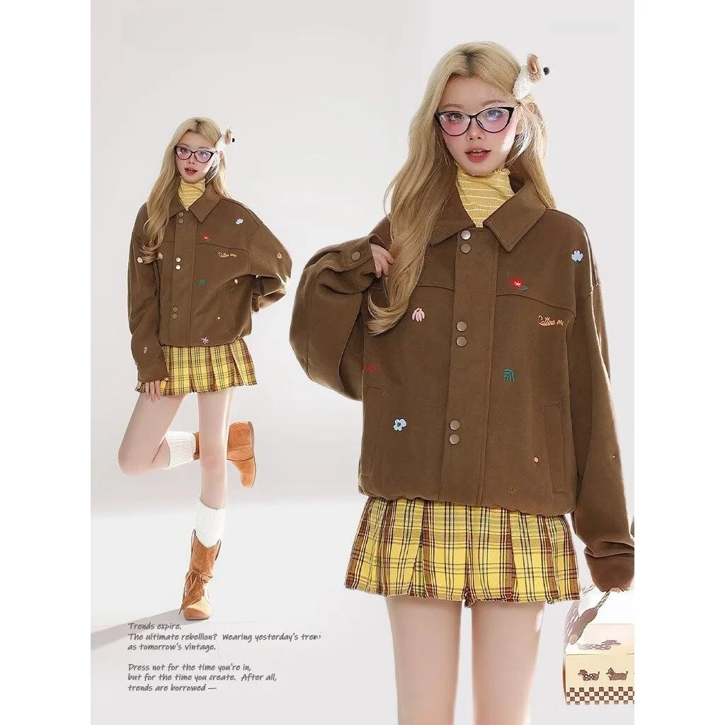 

Loose Men's Jaet 2024 Spring Autumn Sli Harajuku Hong Kong Sle Faionable Outerwear for Teens And Young Adults