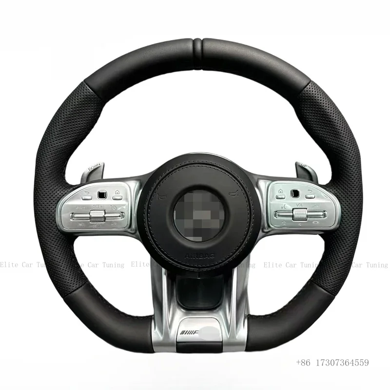 

Steering wheel For Mercedes Benz AMG C E S G-Class W164 W166 W204 W205 W222 W253 W257 S320 S500 G500 G55 G63(Customizable)