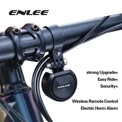 ENLEE 120DB USB Charge Bicycle Electric Anti-theft Alarm Siren & Remote Control Bell Cycle Motorcycle Scooter Trumpet Horn