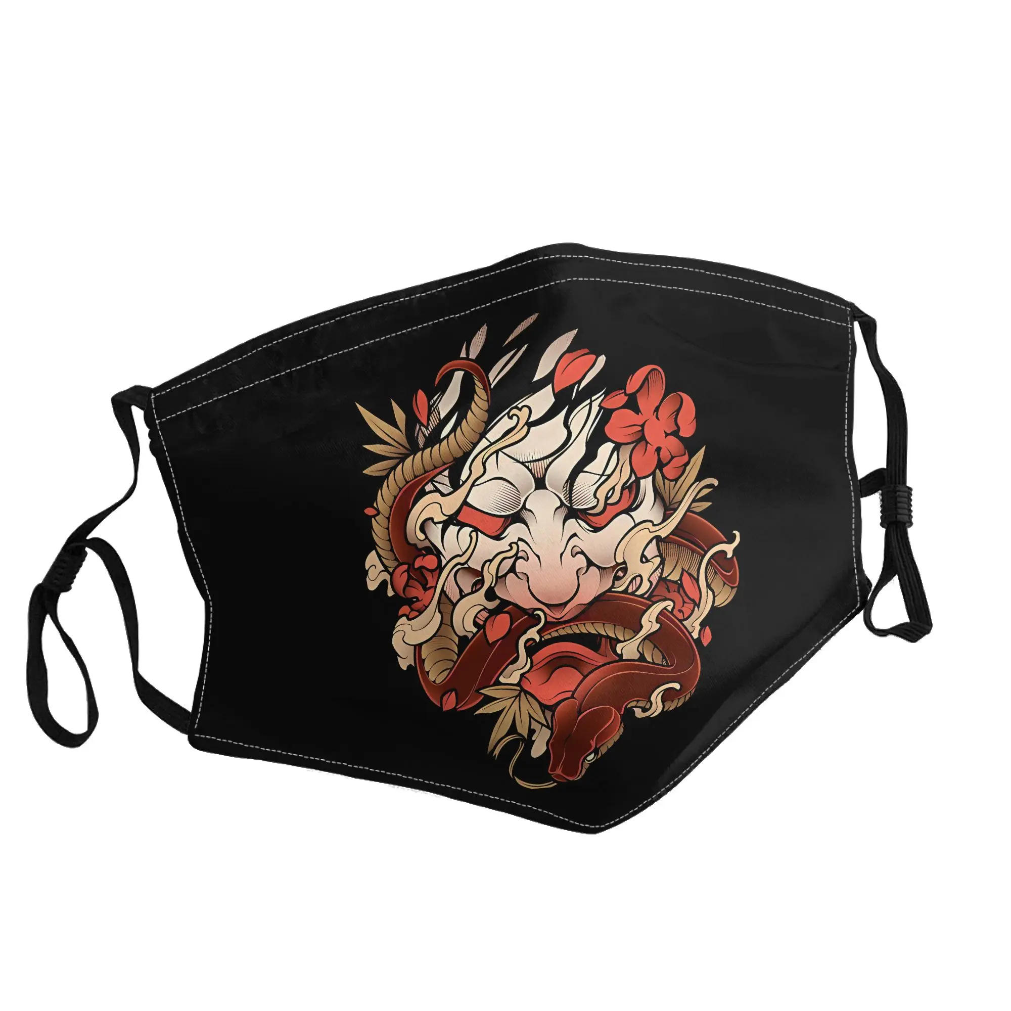 

Japanese Oni Mask Unisex Outdoor Fashion Printed