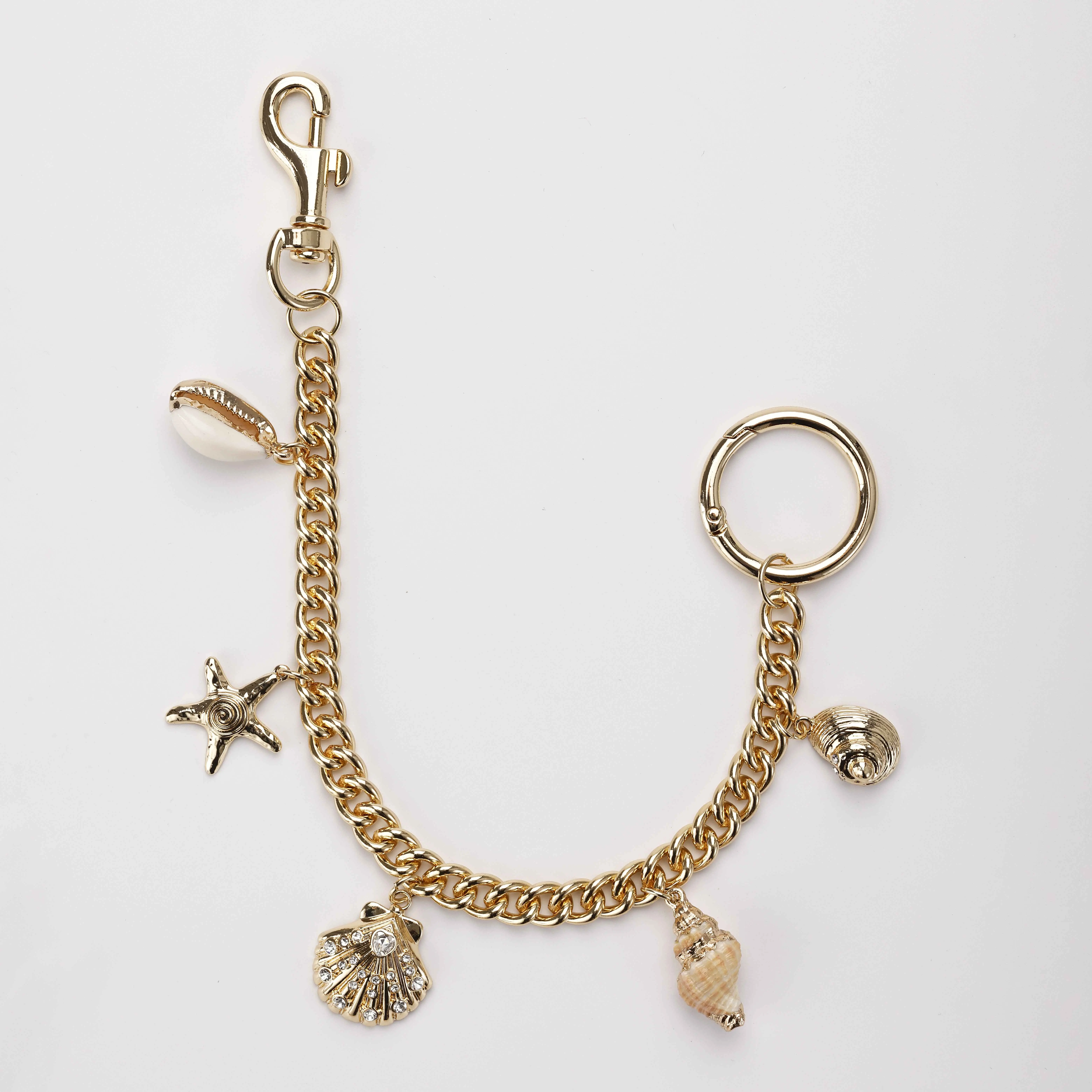

Ocean style cross-border bestseller trendy and creative cute bag chain shell bag charm