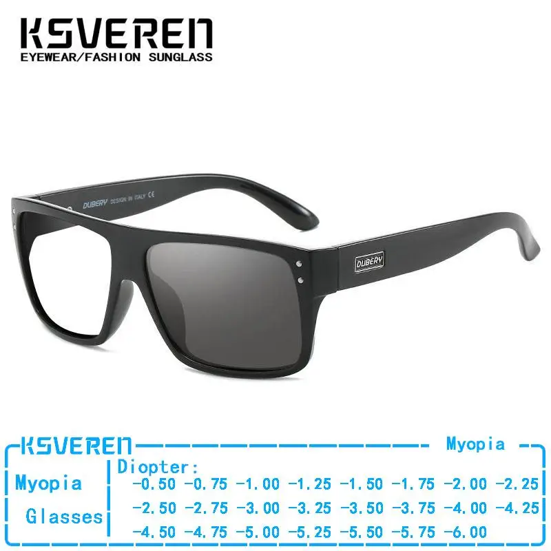 

Sport Photochromic Square Myopia Glasses 0 To -6.0 Men Prescription Optics Eyewear Outdoor Color Changing Nearsighted Glasses