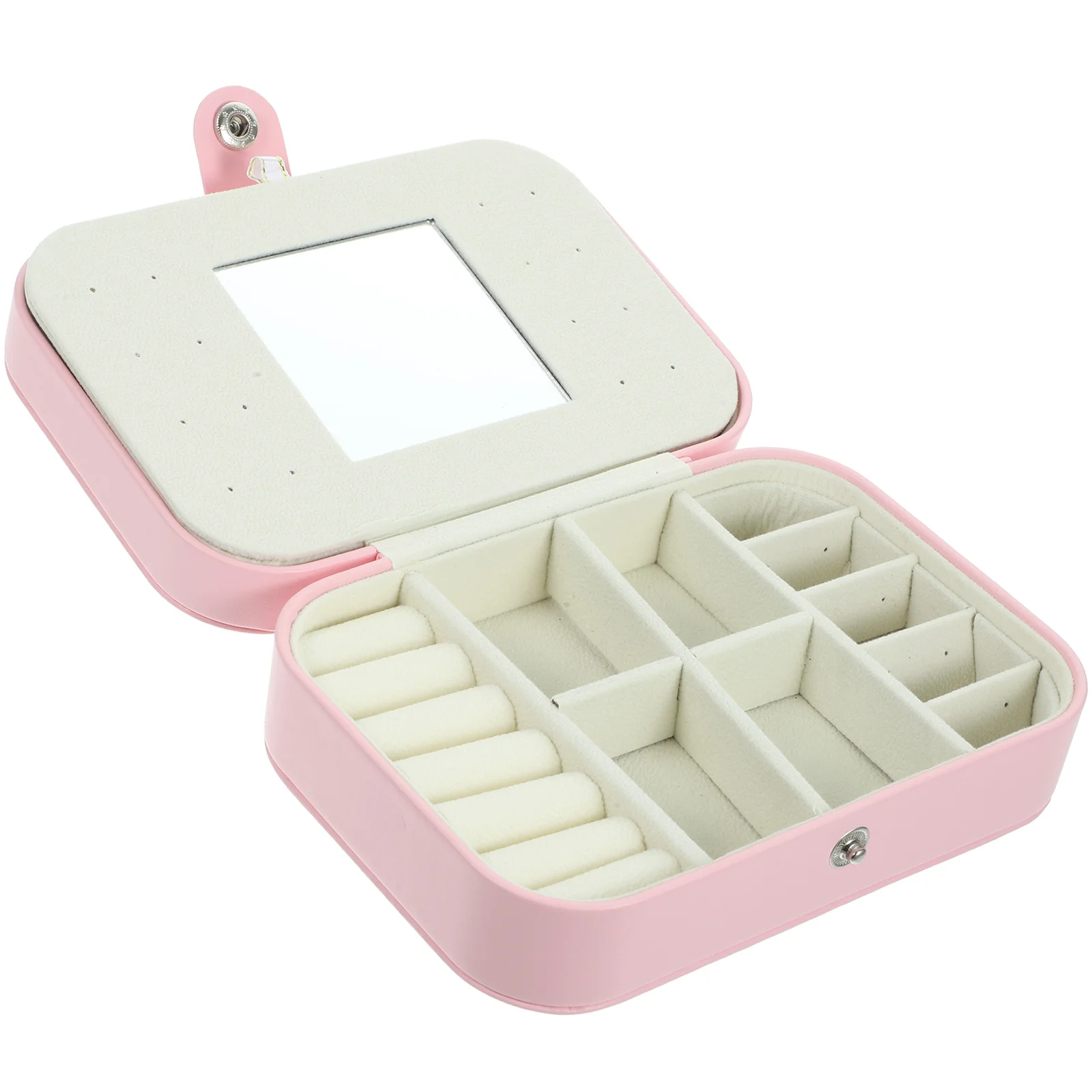 

Three-layer Storage Jewelry Box Case Travel Traveling Holder Bulk for Pu Man