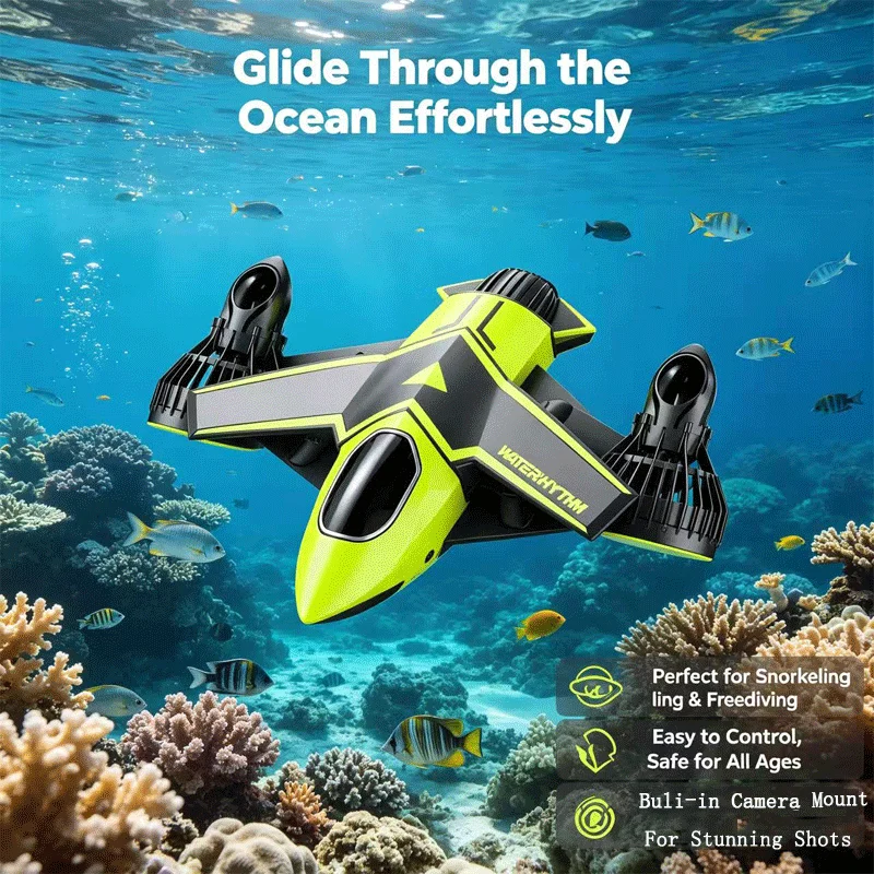 500W Portable Underwater Scooter Sea Scooter Electric Kickboard Floating Board Electric Surfboard Underwater Scooter Kids/Adult