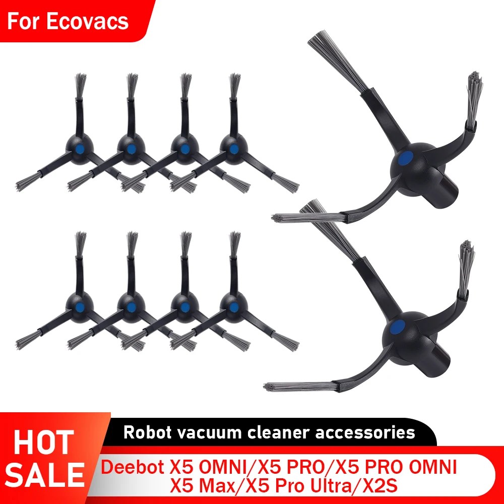 

Боковая щетка для ECOVACS X2S/X5 OMNI/X5 PRO/X5 PRO OMNI/X5 Max/X5 Pro Ultra, аксессуары для подметального робота-пылесоса, запасная часть